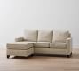 Cameron Square Arm Reversible Chaise Sectional (86")