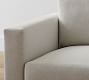 Carmel Slim Arm Chaise Sectional (107"&ndash;129")