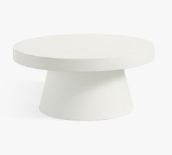Pomona Concrete Round Outdoor Coffee Table (36")