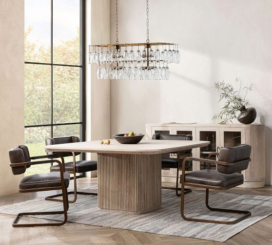 Taraval Square Reclaimed Oak Dining Table (60"w) by Pottery Barn