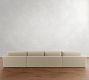 Westwood Roll Arm Deep Seat Double Chaise Sectional (191")