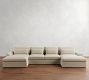 Westwood Roll Arm Deep Seat Double Chaise Sectional (191")