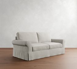 PB Comfort Roll Arm Slipcovered Sofa (68"&ndash;122")
