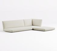 3-Piece Platform Loveseat Sectional Cushion Set thumbnail 2