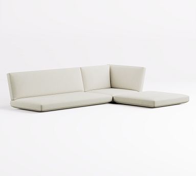 3-Piece Platform Loveseat Sectional Cushion Set thumbnail 5