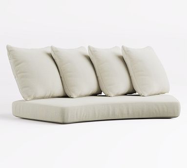 Huntington Rounded Sectional Component Cushion Slipcover thumbnail 5