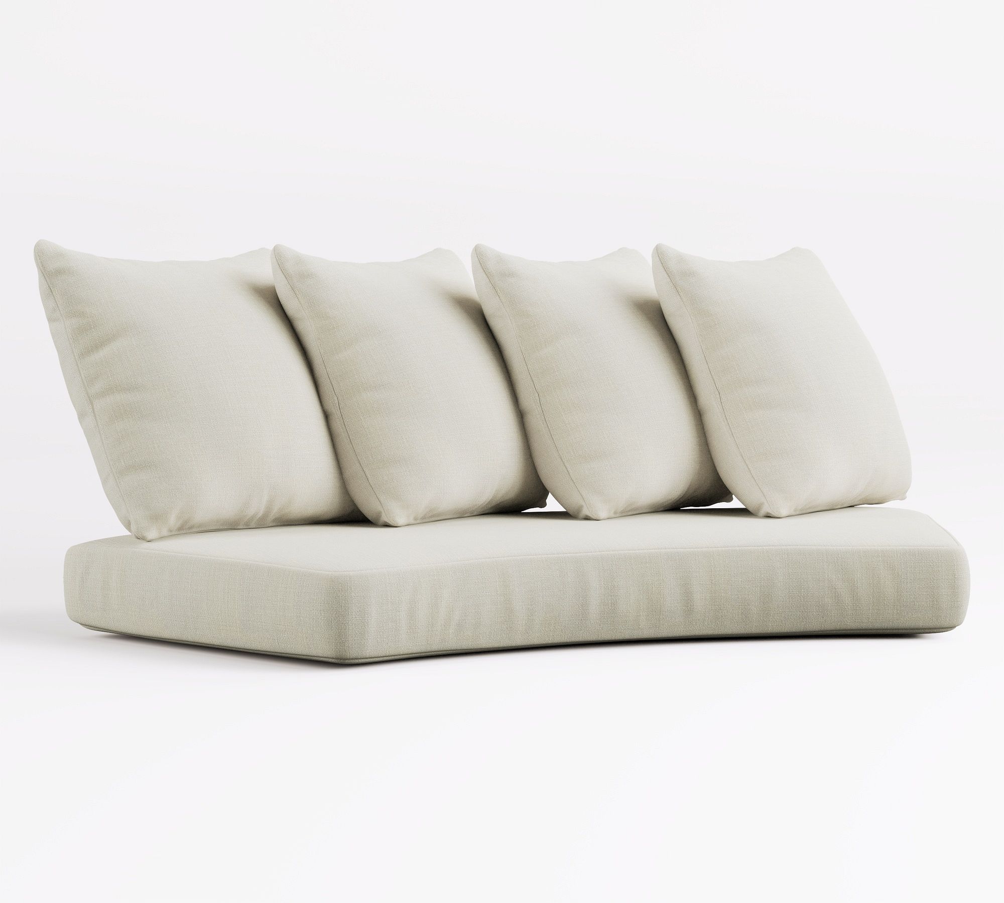 Huntington Rounded Sectional Component Cushion Slipcover thumbnail 4