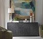 Tarek 4-Door Cabinet, Black (74")