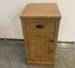 Open Box: Aubrey Modular Media Cabinet Door Base, Left (18"W x 36"H) - Seadrift