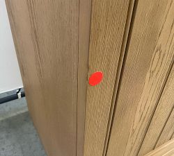 Open Box: Aubrey Modular Media Cabinet Door Base, Left (18"W x 36"H) - Seadrift