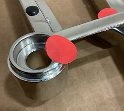 Open Box: Everson Tall Metal Storage Shelf - Polished Nickel