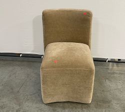Open Box: Royce Upholstered Desk Chair - Performance Luxe Chenille Golden Wheat