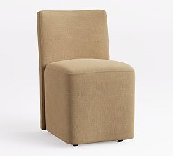 Open Box: Royce Upholstered Desk Chair - Performance Luxe Chenille Golden Wheat