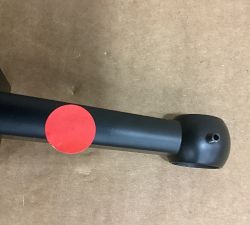 Open Box: Standard Curtain Rod &amp; Wall Bracket (166"-240", 0.75" Dia) - Matte Black