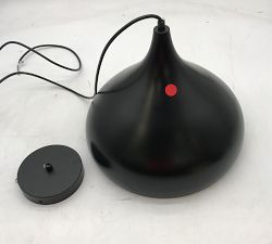 Open Box: Wesley Iron Pendants (12.5") - Black, Gold
