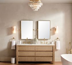 Gemma Crystal Tiered Flush Mount (18")