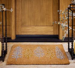 Metallic Trees Light Up Doormat