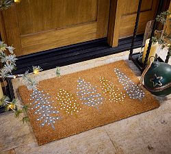 Metallic Trees Light Up Doormat