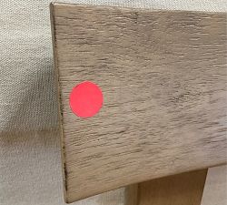 Open Box: Aldon Leather Bar Stool (31.5") - Keystone Sandstone, Maize Oak