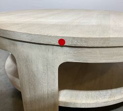 Open Box: Aptos Round Coffee Table (40") - Sandwash