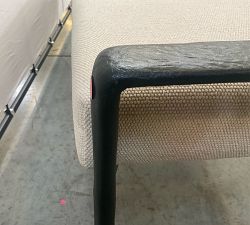 Open Box: Bodhi King Bench - Off White Dhuri, Bronze