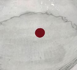 Open Box: Bridget Recycled Glass Pendant, Large (17" Dia) - Clear Glass Shade, Bronze Finish