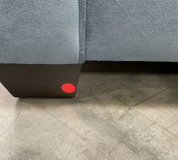 Open Box: Buchanan Square Arm Upholstered Twin Sleeper Sofa (54") - Performance Everydayvelvet™ Slate