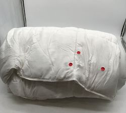 Open Box: Micromax Luxe AAFA Certified Down Alternative Duvet Insert, Heavyweight, King/Cal. King - Silky Sateen White