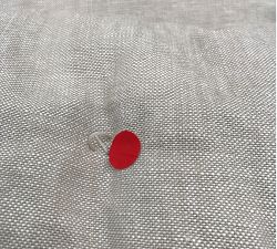 Open Box: Quilted Sofa Topper, Medium - Linen Oatmeal