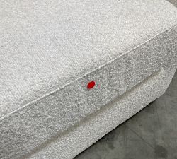 Open Box: Remmy Upholstered Petite Swivel Chair (32") - Luxe Boucle Ivory