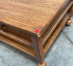 Open Box: Summerville Rectangular Coffee Table (48"W) - Tuscan Brown