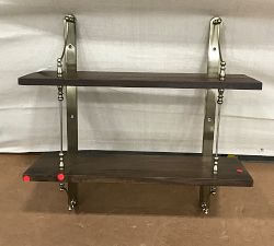 Open Box: Summerville Two Tiered Shelf (30") - Tuscan, Antique Bronze