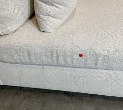 Open Box: York Slope Arm Deep Seat Wedge - Performance Boucle Oatmeal, Espresso