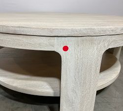 Open Box: Aptos Round Coffee Table (40") - Sandwash