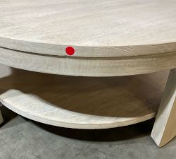 Open Box: Aptos Round Coffee Table (40") - Sandwash
