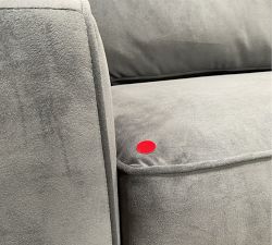 Open Box: Buchanan Square Arm Upholstered Twin Sleeper Sofa (54") - Performance Everydayvelvet™ Slate