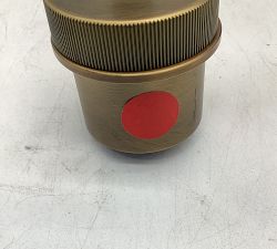 Open Box: Reagan Triple Globe Sconce (22") - Tumbled Brass