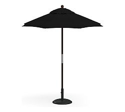 Open Box: Replacement Umbrella Canopy Only, Round (6' Diam.) - Sunbrella Black