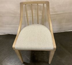 Open Box: Vintners Spindled Dining Chair - Rustic Linen Parchment, Savanna