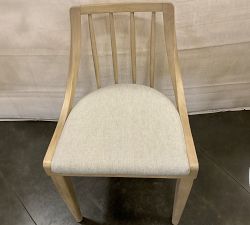 Open Box: Vintners Spindled Dining Chair - Rustic Linen Parchment, Savanna