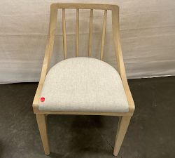 Open Box: Vintners Spindled Dining Chair - Rustic Linen Parchment, Savanna