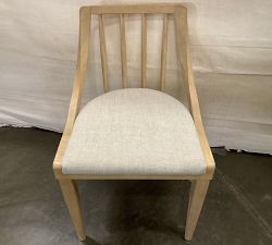 Open Box: Vintners Spindled Dining Chair - Rustic Linen Parchment, Savanna