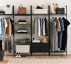 Temple Street Closet Rail with Drawer
