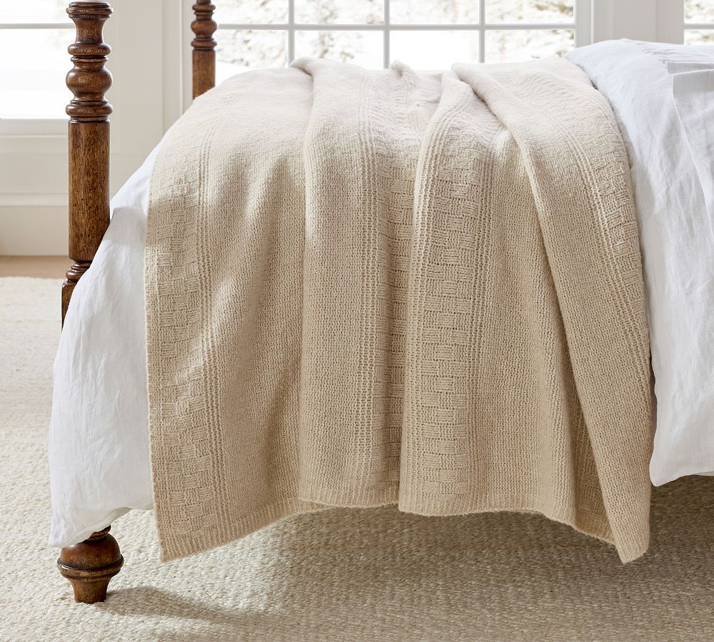 Arden Solid Blanket by Pottery Barn