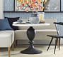 Chapman Round Marble Pedestal Dining Table (39")