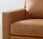 York Square Arm Leather Chair