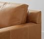 York Square Arm Leather Chair
