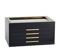 Open Box: Stella Jewelry Box, Large (15") - Black
