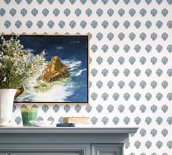 Kravet Garden Stamp Wallpaper Sample