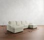 Big Sur Square Arm Power Reclining Double Chaise Sectional (146"170")